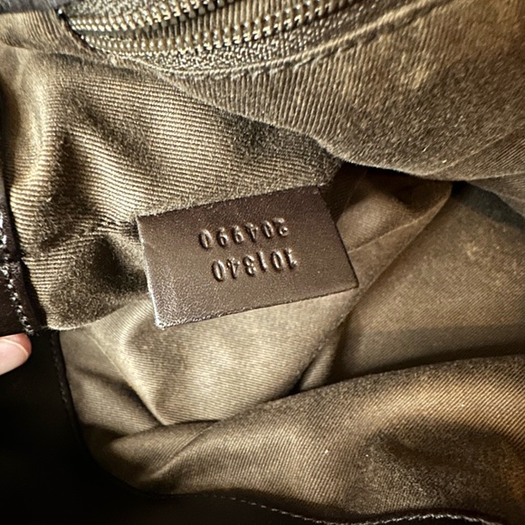 ❤️Gucci GG Canvas & Leather Bucket Style Bag - Picture 10 of 12